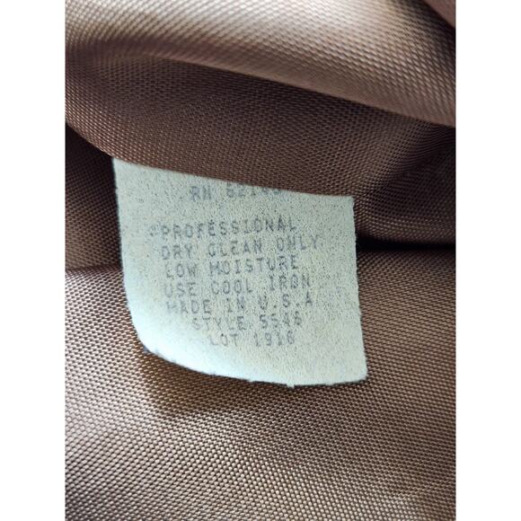 Vintage Stephanie Queller Houndstooth Plaid Beige Bown Black Vest Size 10 - Picture 8 of 8